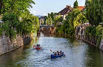Kanufahren Ljubljanica