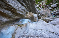 Oberer Martuljek Wasserfall