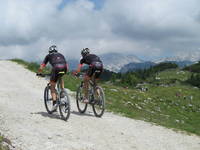 Mountainbike fahren Velika planina