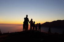 Sonnenuntergang Velika Planina
