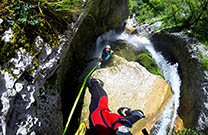Canyoning Globoski Schlucht