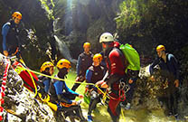 Pause, Canyoning
