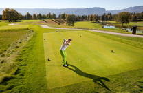 Abschlag Golfplatz Bled