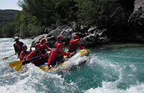 Soca, Rafting