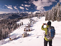 Schneewanderung Pokljuka