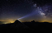 Bergsteiger, Nacht Triglav
