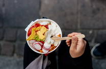 Vegetarische Mahlzeit - Odprta kuhna