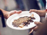 Süßspeise vom Stand Cafe Romeo