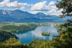 Bled - Panorama See, Ort, Alpen