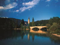 Bohinj, Ribcev Laz - Kirche Johannes d. Täufer