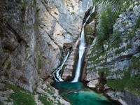 Bohinj - Wasserfall Slavica