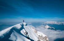 Bovec - Aufstieg Krn im Winter