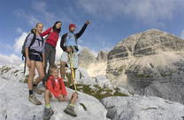 Bovec - Familie auf Kanin