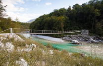 Bovec - Hängebrücke Srpenica Soca