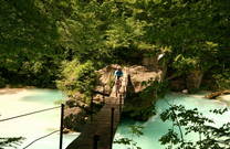 Bovec - Brücke Soca Mountainbike