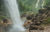 Ausblick Wasserfall Pericnik