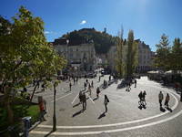 Ljubljana - Preseren-Platz