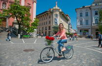 Ljubljana mit dem Rad erkunden