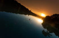 Maribor - Drau Abenddämmerung