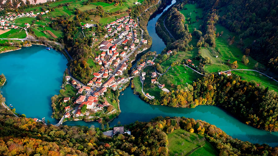 Most na Soci, Slowenien