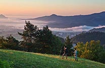 Panoramablick Wandern