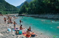 Fluss Nadiza - Strand