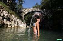 Fluss Nadiza, Kobarid - Baden