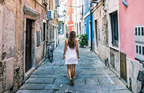 Malerische Altstadt Piran